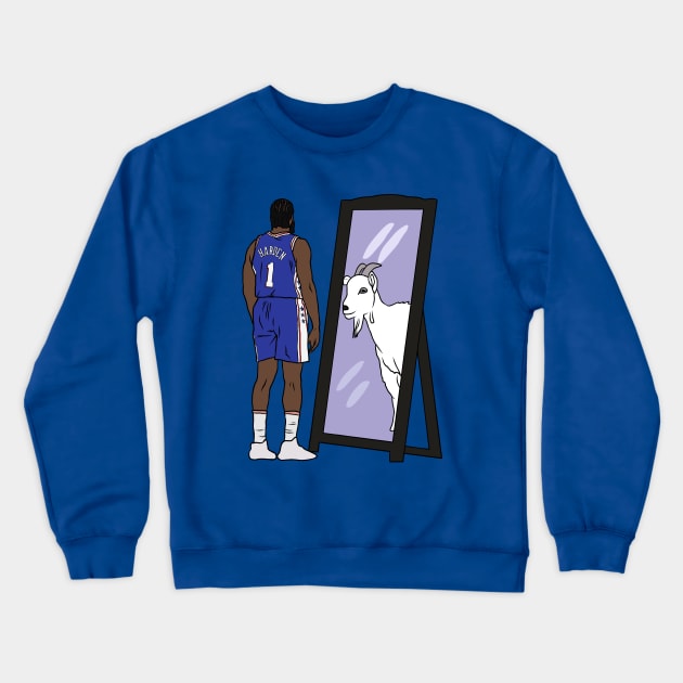 James Harden Mirror GOAT Crewneck Sweatshirt by rattraptees